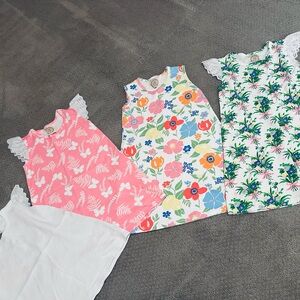 EUC! 4pc TBBC Girls 8 w/ 3 Dresses & 1 top Clothing Bundle